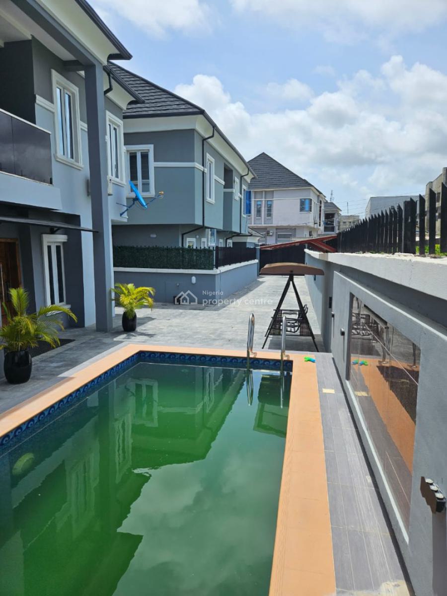 Fully Furnished Five Bedroom Fully Detached with Bq and Solar, Lekki Ilasan, Lekki, Lagos, Detached Duplex for Sale
