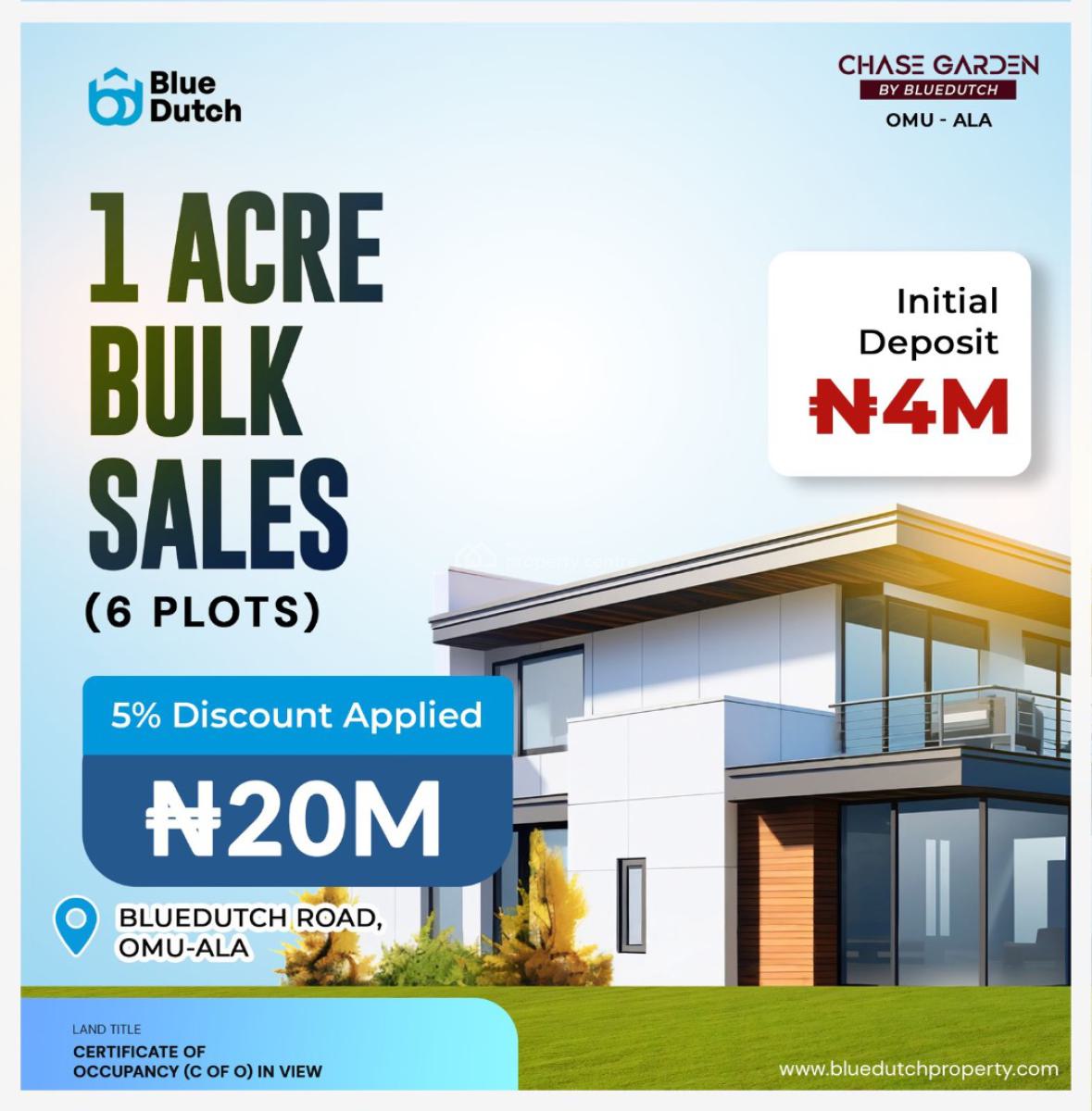 Chase Garden - C of O Land at an Unbeatable Value !, Omu- Ala, Epe, Lagos, Mixed-use Land for Sale