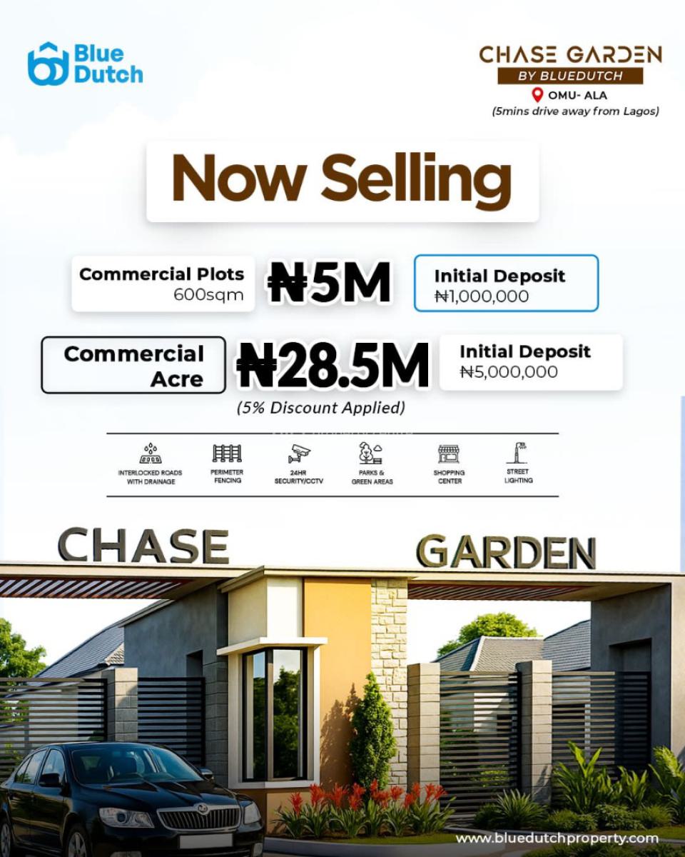Chase Garden - C of O Land at an Unbeatable Value !, Omu- Ala, Epe, Lagos, Mixed-use Land for Sale