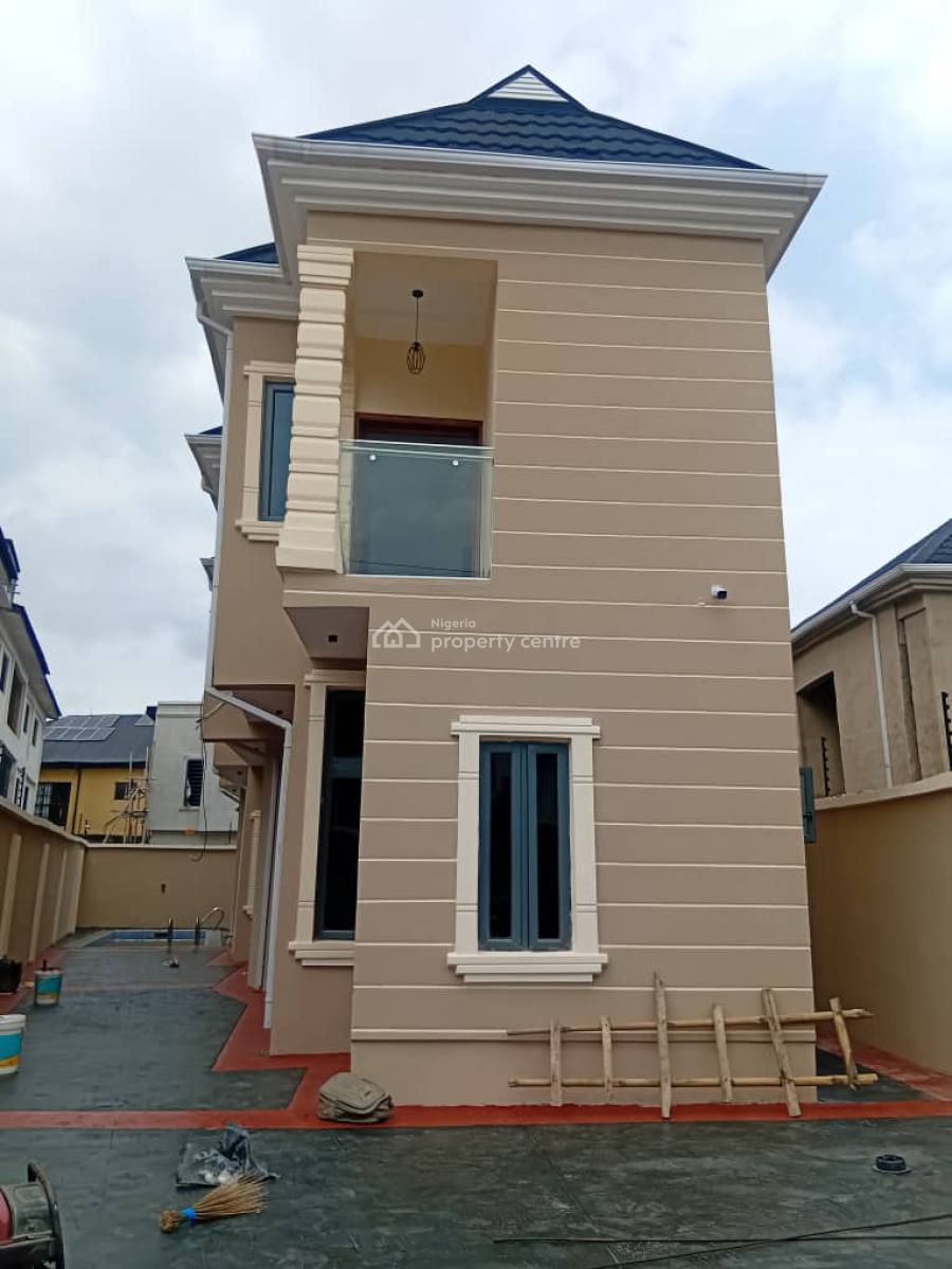 Premium and Astonished 4 Bedroom Duplex with Bq, Adekoya Estate, Ifako, Agege, Lagos, Detached Duplex for Sale
