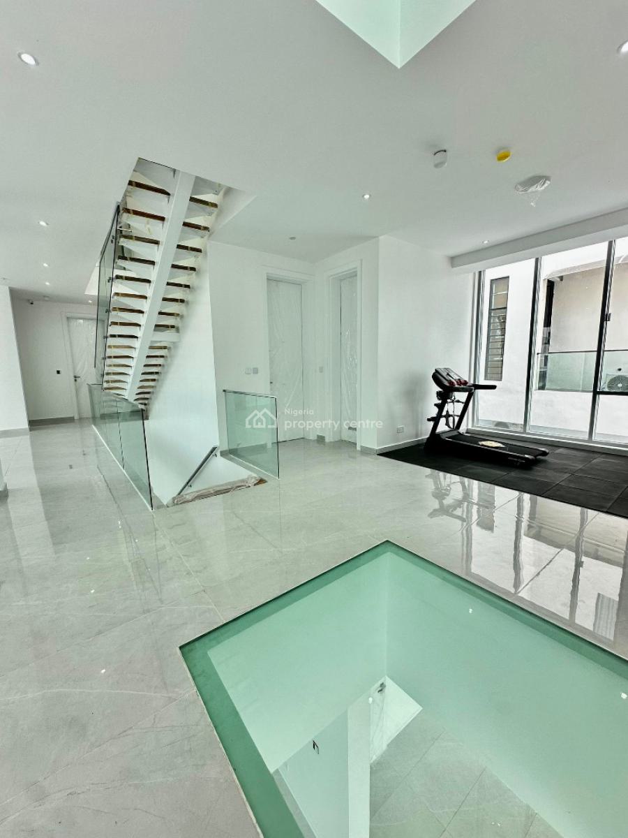 Ultra Modern Smart Home with Rooftop Terrace, Cinema, Gym & Pool, This Beautiful Architectural Masterpiece Is Located in a Serene Estate, Ikate, Lekki, Lagos, Detached Duplex for Sale