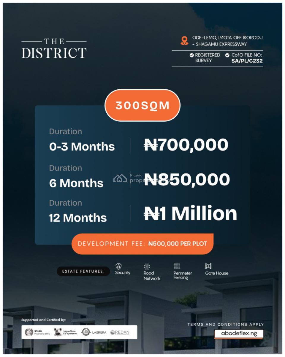 Plots of Land, Ikorodu-sagamu Expressway, Imota, Ikorodu, Lagos, Land for Sale