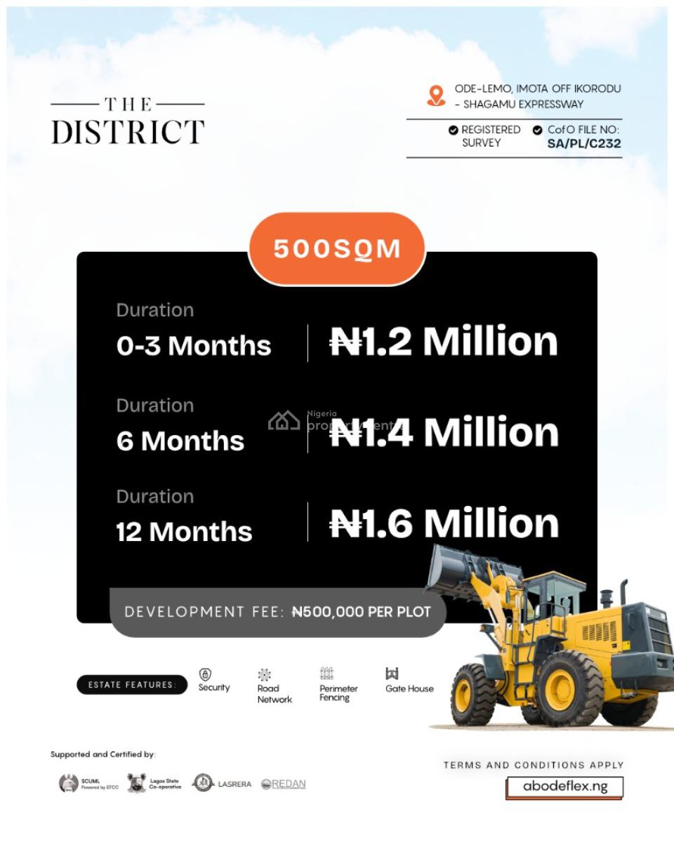 Plots of Land, Ikorodu-sagamu Expressway, Imota, Ikorodu, Lagos, Land for Sale