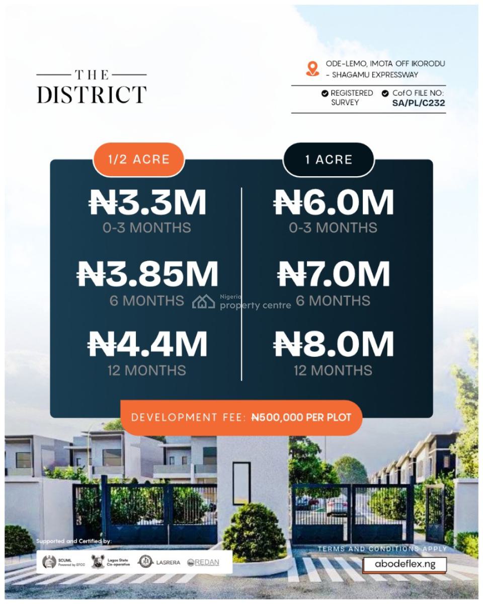 Plots of Land, Ikorodu-sagamu Expressway, Imota, Ikorodu, Lagos, Land for Sale