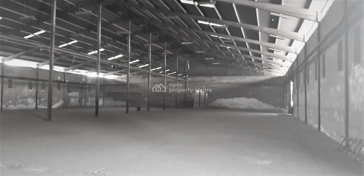 Warehouse Capacity of 4,000 Sqm, Industrial Area, Isolo, Lagos, Warehouse for Rent