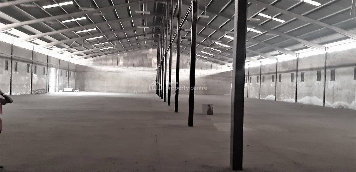 Warehouse Capacity of 4,000 Sqm, Industrial Area, Isolo, Lagos, Warehouse for Rent