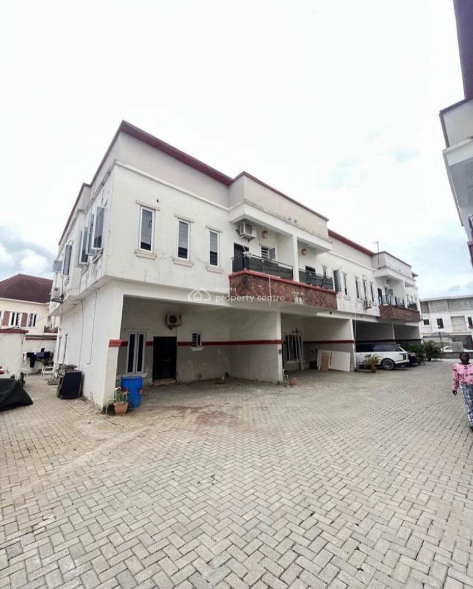 Ditress 4 Bedroom Duplex Terrace Very Spacious Fully Service, Orchid Road Lekki Before Round About, Lekki, Lagos, Terraced Duplex for Sale