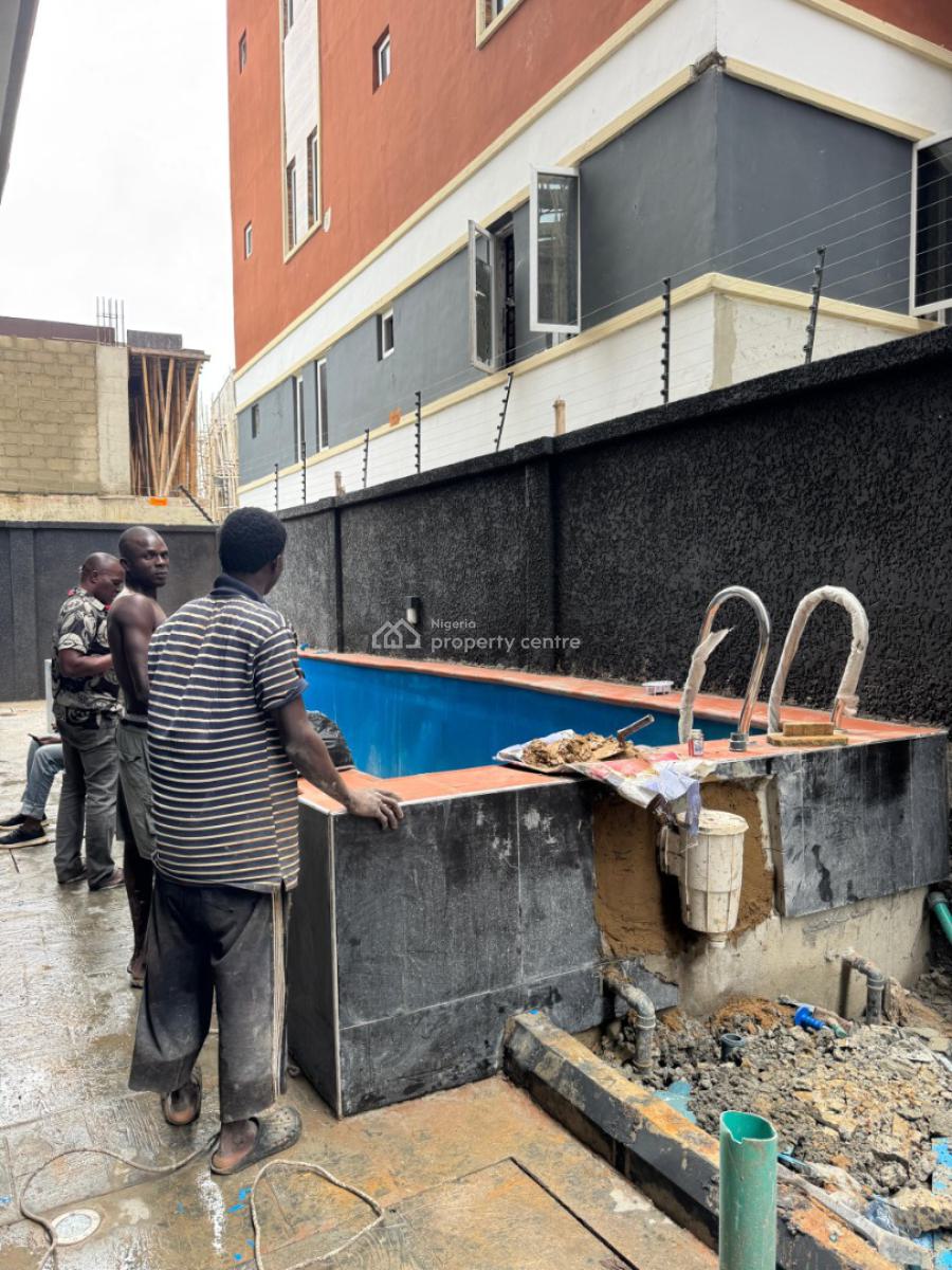 Unique 5 Bedroom Detached Duplex with Bq  and a Pool, Chevron Tollgate, Lekki, Lagos, Semi-detached Duplex for Sale