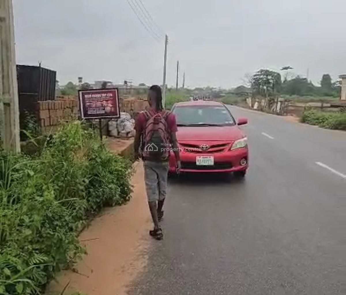 100ft By 100ft Land, Along Amagba Tarred Road, Benin, Oredo, Edo, Land for Sale