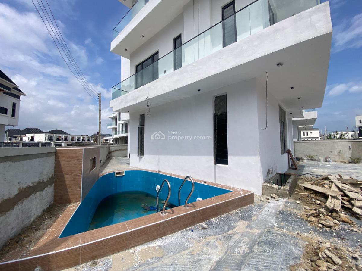 Brand New 5 Bedroom Fully Detached Duplex with Bq and Swimming Pool, Orchid Road, Lekki Phase 2, Lekki, Lagos, Detached Duplex for Sale