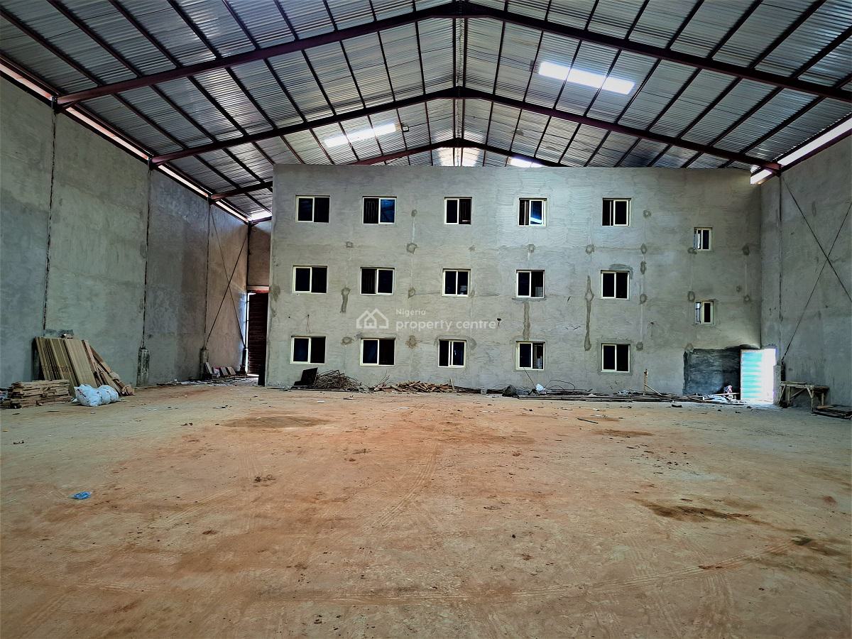 Newly Built Warehouse  with Office of 4,000smq, Lagos Ibadan Express Road, Asese, Ibafo, Ogun, Warehouse for Rent