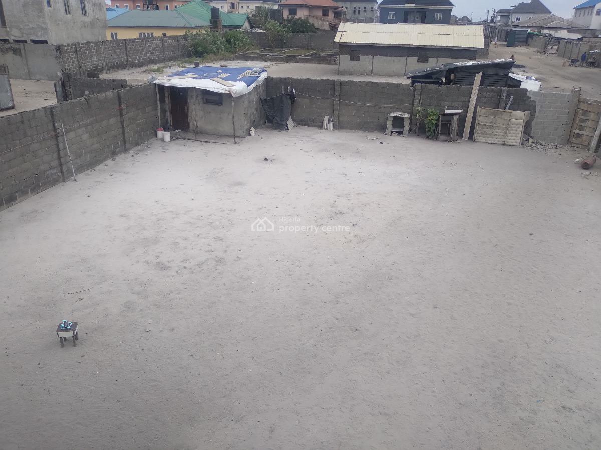 4 Units Flats on a Dry Fence Land Sand Filled, Okun-ajah, Ajah, Lagos, Land for Sale
