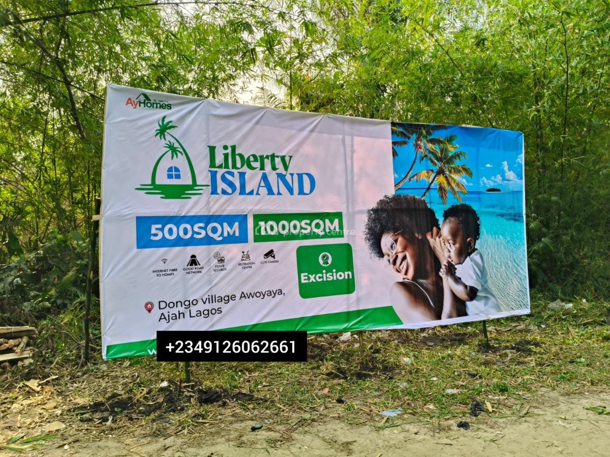 Waterfront Land with Good Title, Liberty Island, Awoyaya, Ibeju Lekki, Lagos, Residential Land for Sale