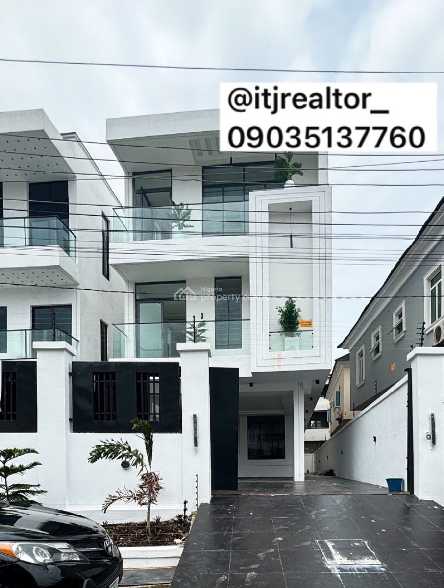 Stunning 5 Bedroom Detached Duplex with Swimming Pool and Bq, Chevron, Lekki, Lagos, Detached Duplex for Sale