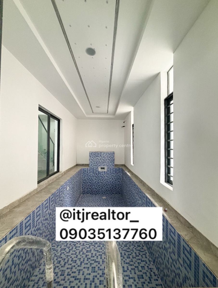 Stunning 5 Bedroom Detached Duplex with Swimming Pool and Bq, Chevron, Lekki, Lagos, Detached Duplex for Sale