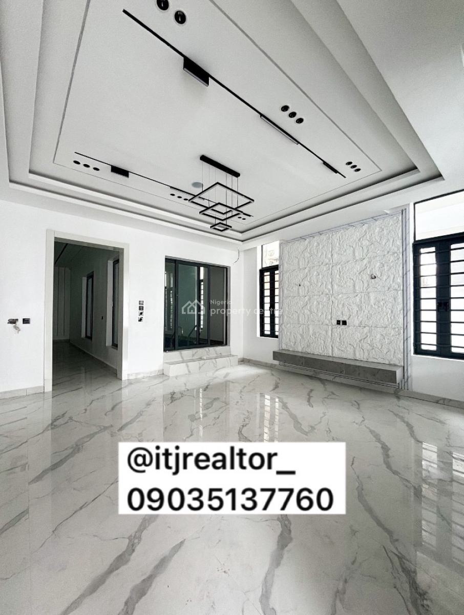 Stunning 5 Bedroom Detached Duplex with Swimming Pool and Bq, Chevron, Lekki, Lagos, Detached Duplex for Sale
