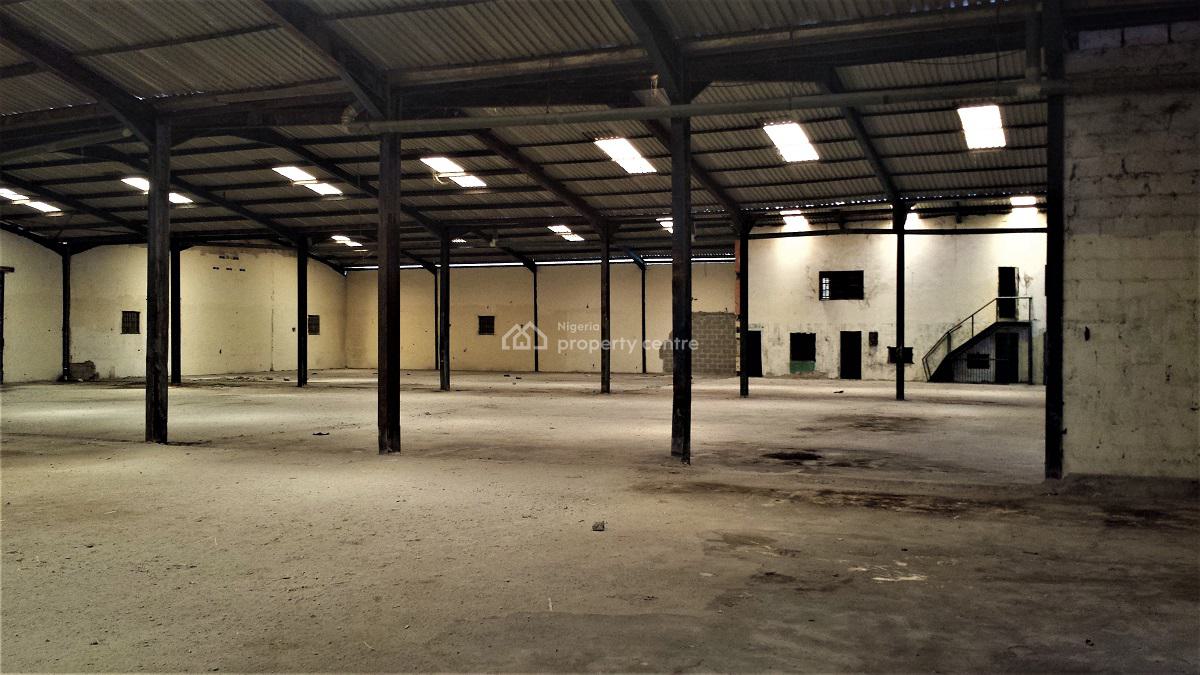 Warehouse Capacity of 6,000 Sqm with Office, Navy Town Rd Alakija, Satellite Town, Amuwo Odofin, Lagos, Warehouse for Rent