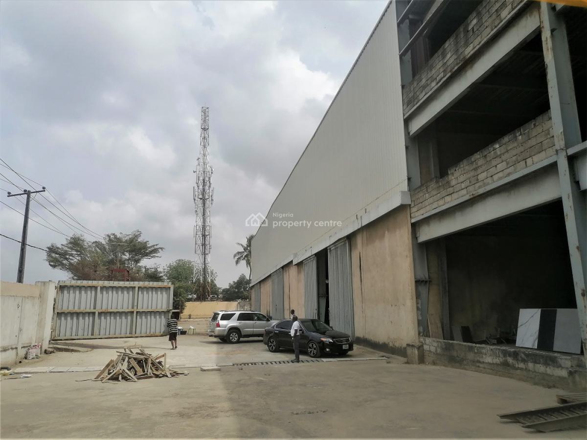 Warehouse with Office 12,000sqm on Approximately 4.5 Acre, Apapa Oshodi Expressway, Isolo, Lagos, Warehouse for Sale