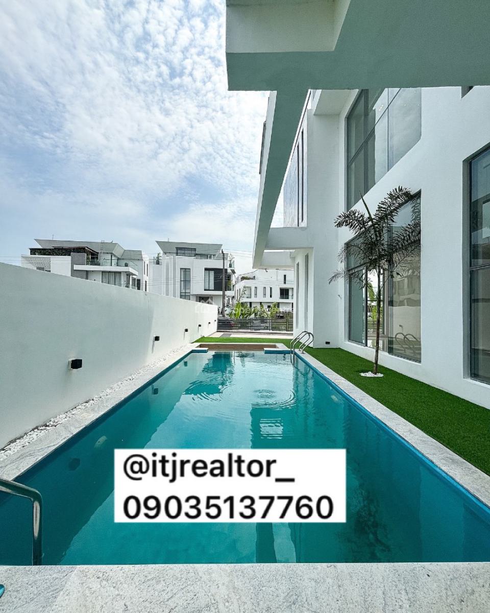 Stunning 5 Bedroom Detached Duplex with Pool, Elevator and Bq, Osapa London, Osapa, Lekki, Lagos, Detached Duplex for Sale