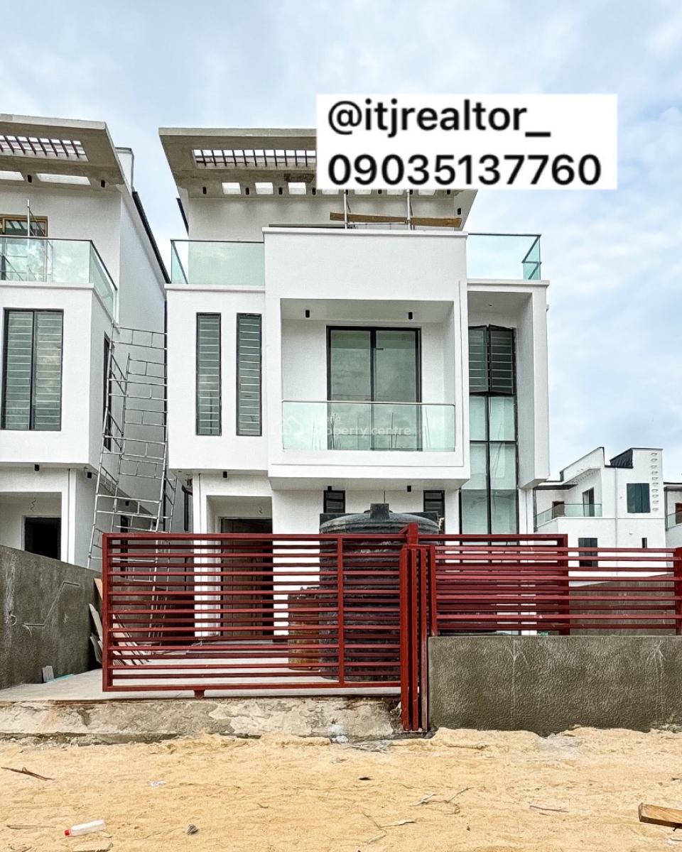 Stunning 5 Bedroom Detached Duplex with Bq, Chevron, Lekki, Lagos, Detached Duplex for Sale