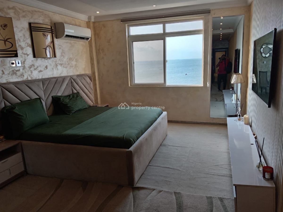 Ocean View Luxury!  Well-maintained Fully Furnished 2-bedroom, Lekki Phase 1, Lekki, Lagos, Flat / Apartment for Rent
