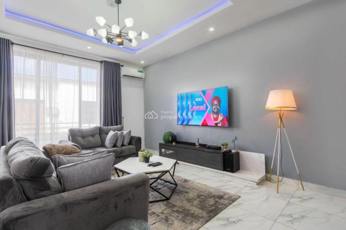 Furnished 2-bedroom Apartment, Chevron, Lekki, Lagos, Flat / Apartment Short Let
