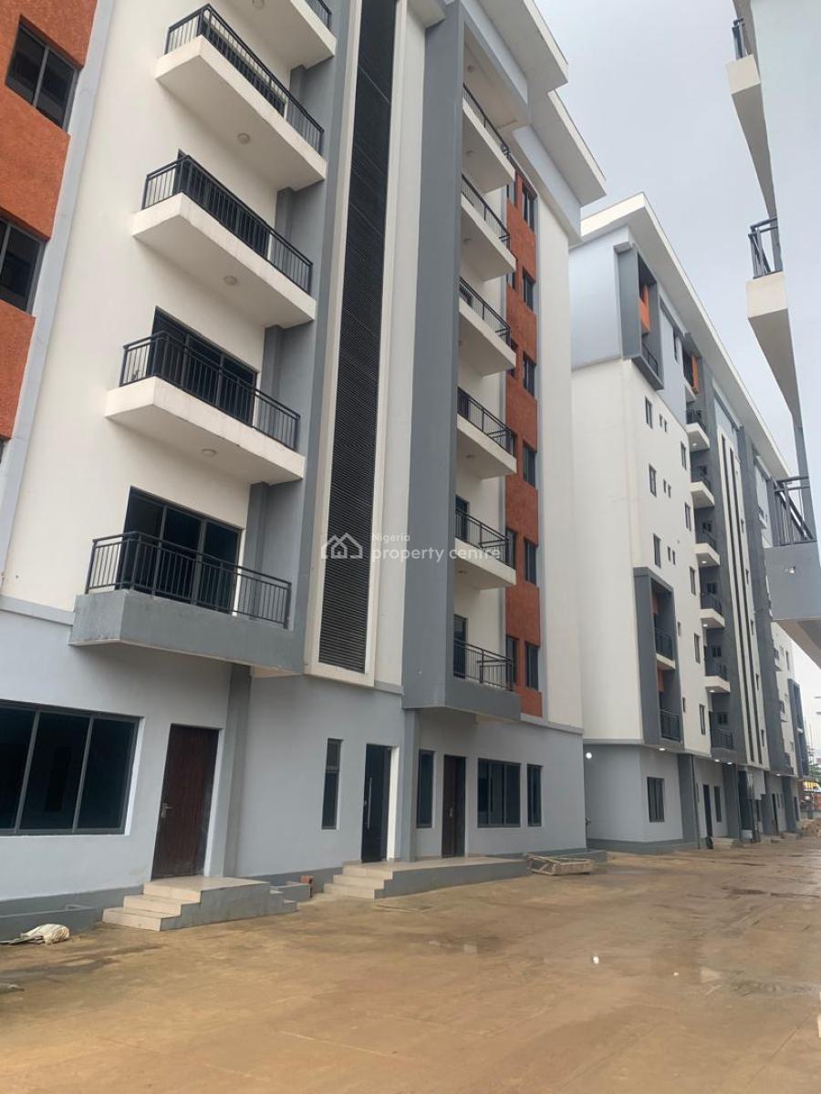 Standard 3 Bedroom Flat with Bq,central Pool and Massive Parking Space, Alausa Height, Alausa, Ikeja, Lagos, Flat / Apartment for Sale
