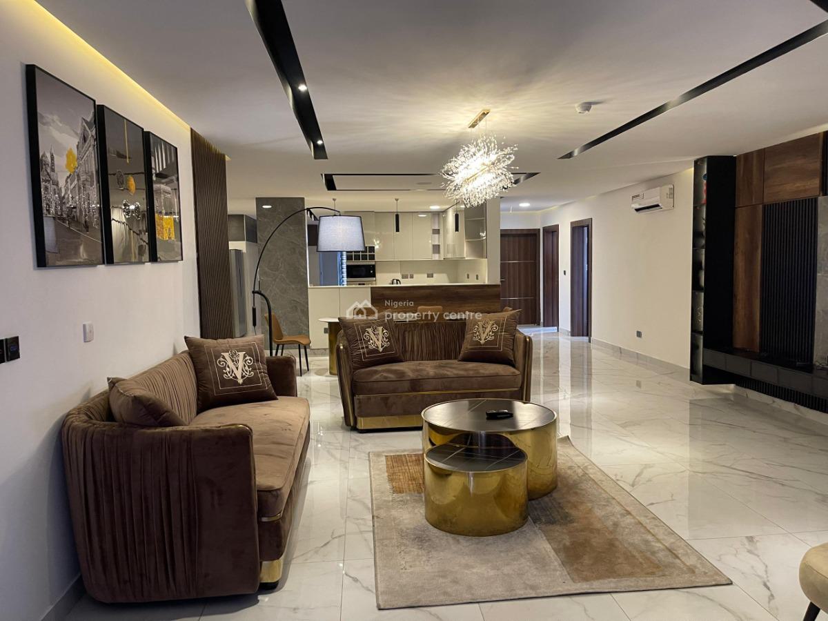 Waterfront 3-bedroom Apartment+jetty+swimming Pool+gym, Lekki Phase 1, Lekki Phase 1, Lekki, Lagos, Flat / Apartment Short Let