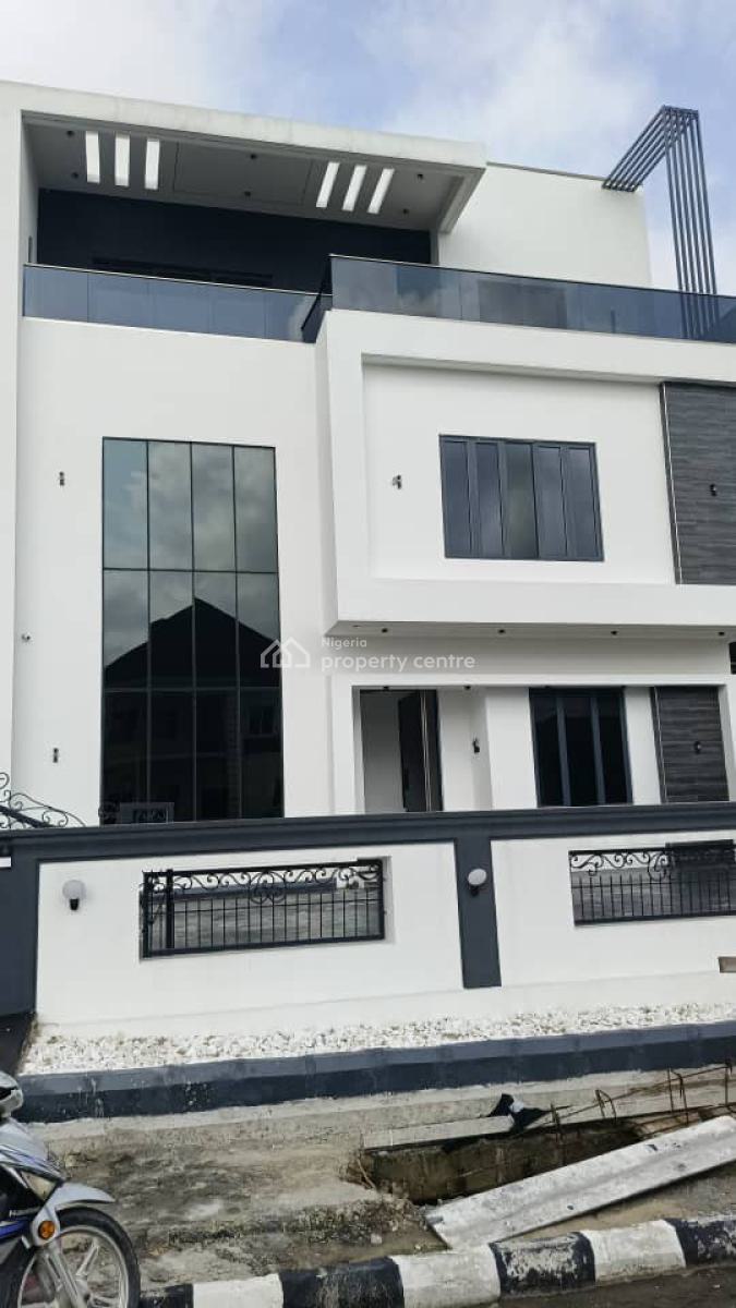 Grand Luxury 5bedroom Fully Detached Duplex + 2 Bq + Swimming Pool, Pinnock Beach Estate, Osapa, Lekki, Lagos, Detached Duplex for Sale