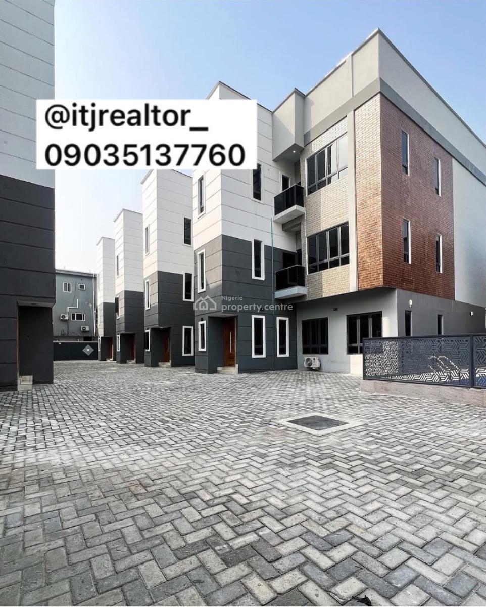 Stunning 4 Bedroom Terrace Duplex with Swimming Pool and Bq, Ikate, Ikate, Lekki, Lagos, Terraced Duplex for Sale