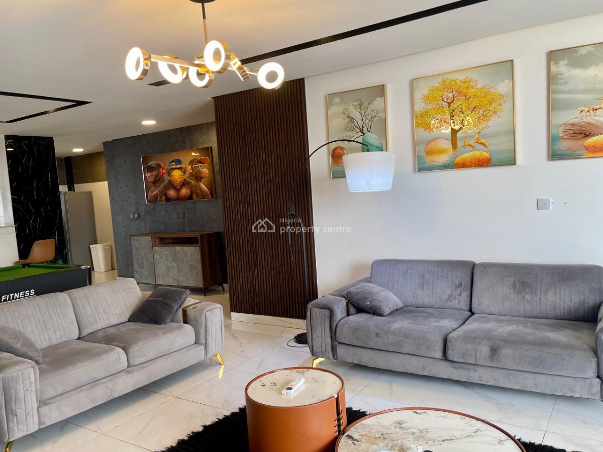 Waterfront 3-bedroom Apartment+ Jetty + Snooker Board + Swimming Pool+, Lekki Phase 1, Lekki Phase 1, Lekki, Lagos, Flat / Apartment Short Let