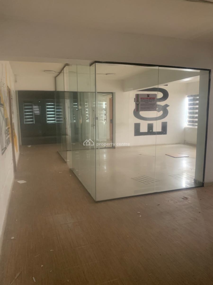 Service 115 Sqm Open Plan Office Space, Herbert Macauley, Yaba, Lagos, Office Space for Rent