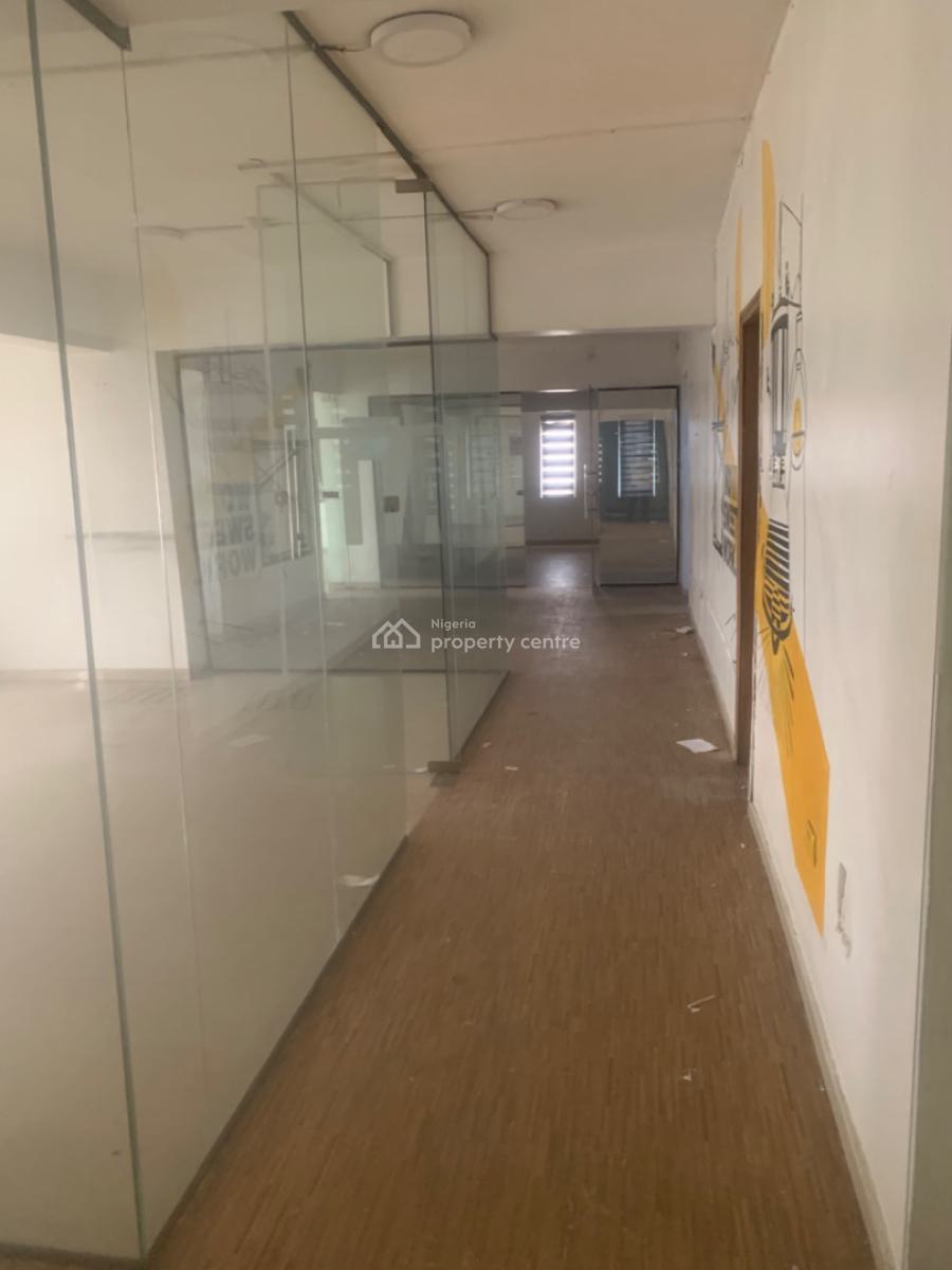 Service 115 Sqm Open Plan Office Space, Herbert Macauley, Yaba, Lagos, Office Space for Rent