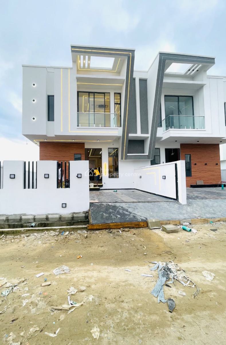Uniquely Designed 4 Bed Semi-detached Luxury Home with Bq, Ajah, Lagos, Semi-detached Duplex for Sale