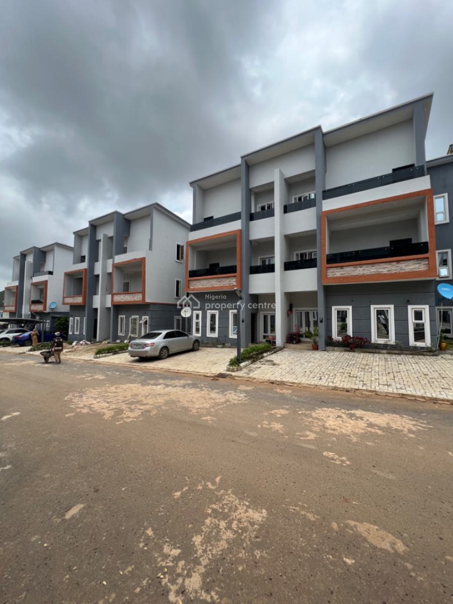 Spacious Partially Furnished 4 Bed Terrace + Bq, Games Village, Kaura, Abuja, Terraced Duplex for Sale