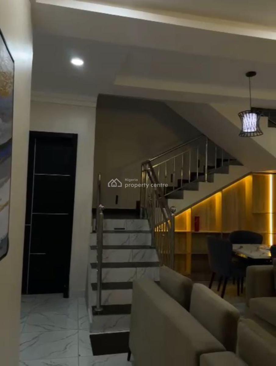 Luxury Fully Furnished and Serviced 4 Bedroom Duplex, Oral Estate, Lekki Phase 2, Lekki, Lagos, House for Rent
