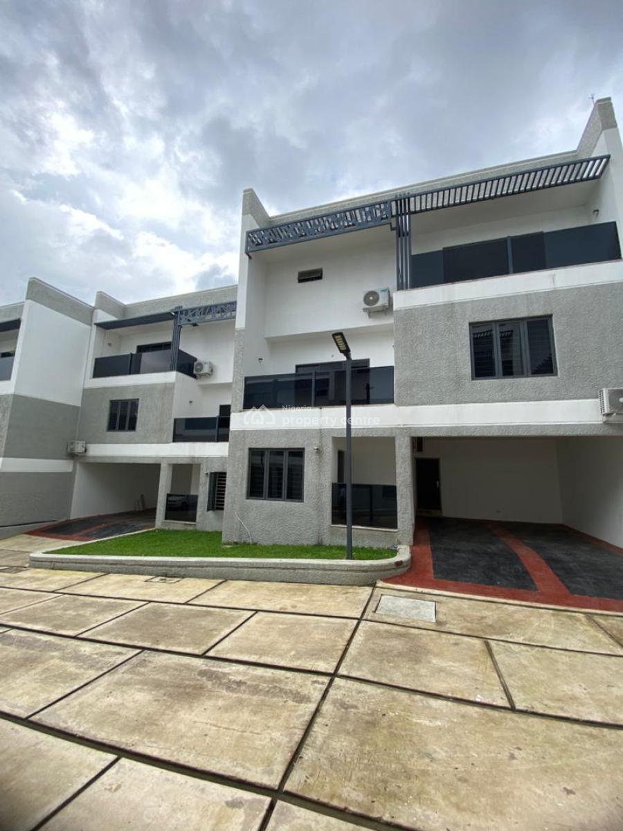 Luxurious 4-bedroom Terrace Duplex with Bq, Katampe Extension, Katampe, Abuja, Terraced Duplex for Sale