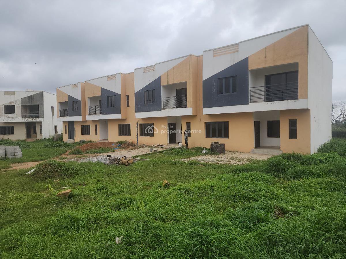 Well Located 3bedroom Terrace Duplex with Boys Quarter (semi-finished), Aso Estate, Karsana, Abuja, Terraced Duplex for Sale