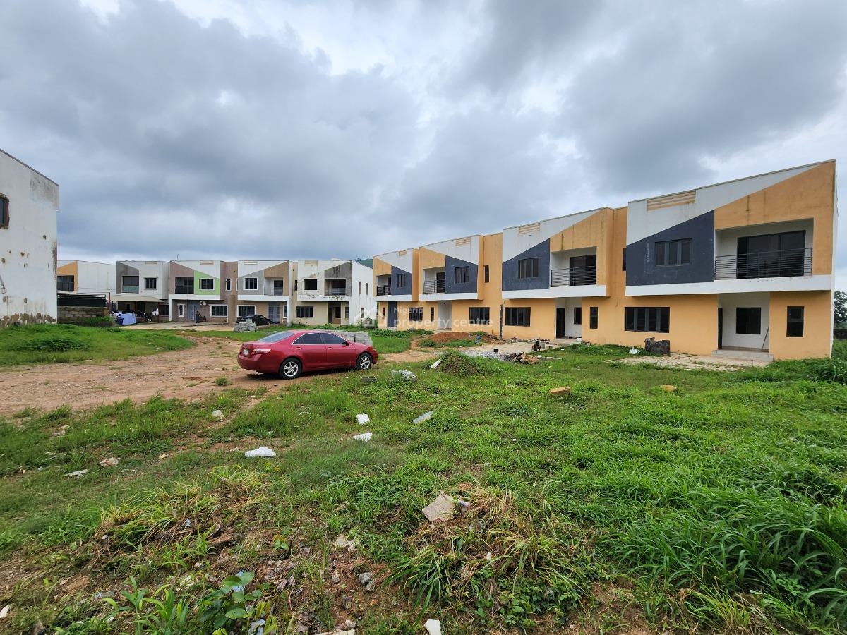 Well Located 3bedroom Terrace Duplex with Boys Quarter (semi-finished), Aso Estate, Karsana, Abuja, Terraced Duplex for Sale