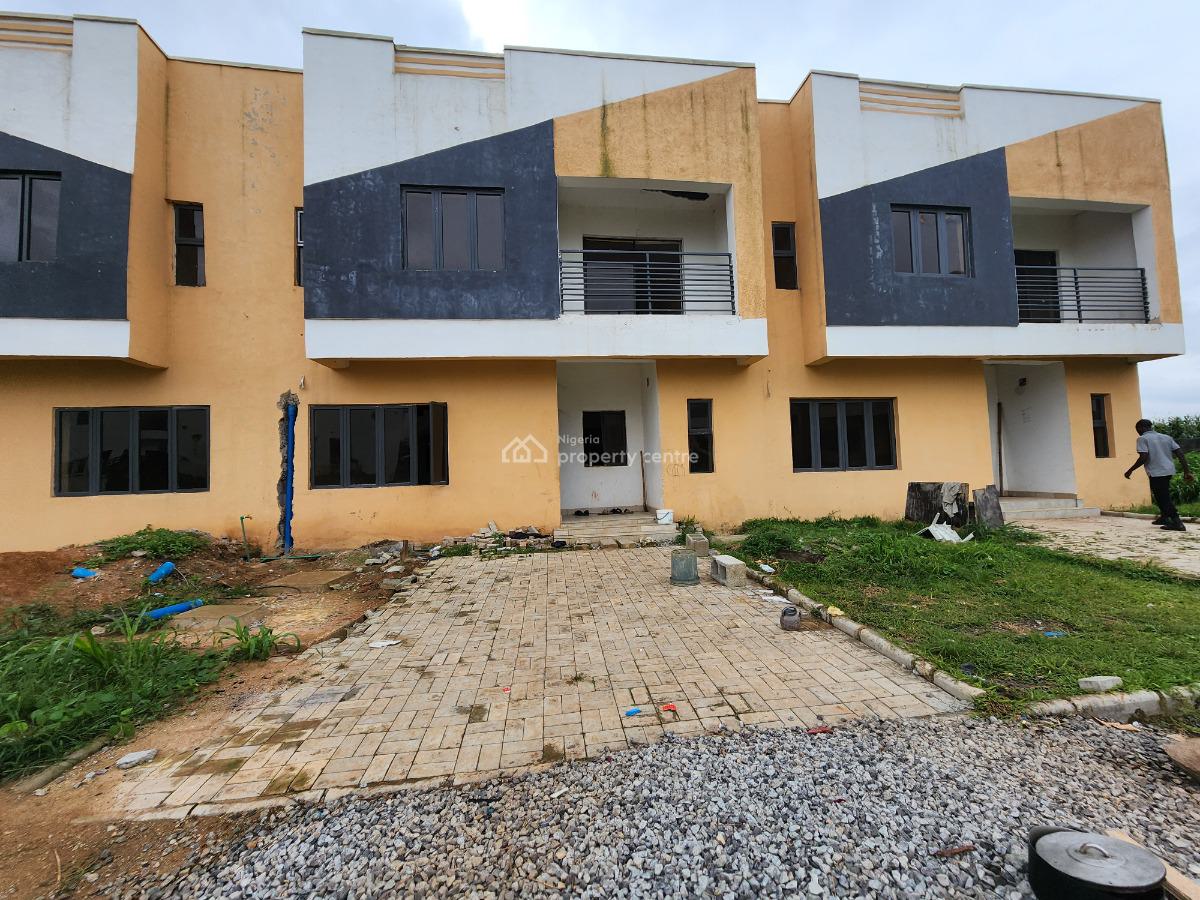 Well Located 3bedroom Terrace Duplex with Boys Quarter (semi-finished), Aso Estate, Karsana, Abuja, Terraced Duplex for Sale