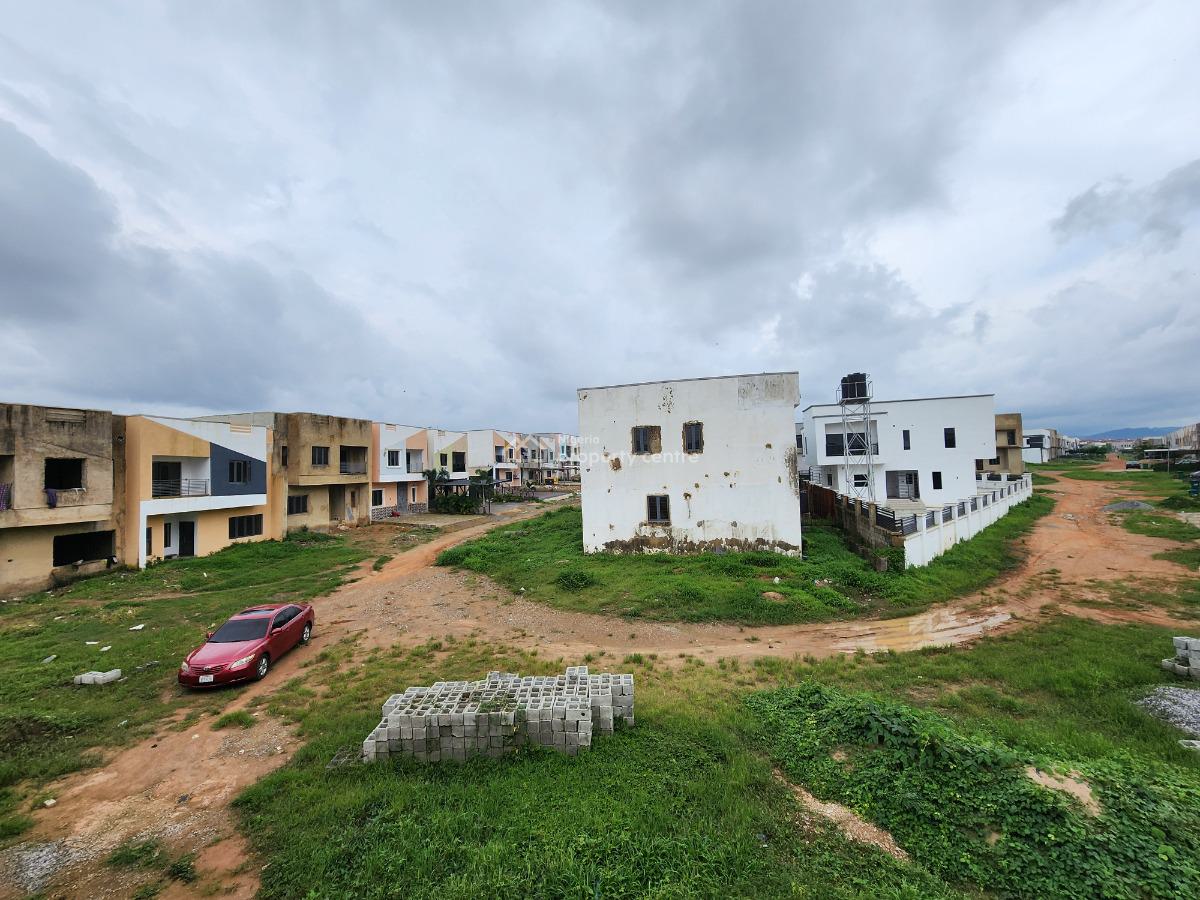 Well Located 3bedroom Terrace Duplex with Boys Quarter (semi-finished), Aso Estate, Karsana, Abuja, Terraced Duplex for Sale