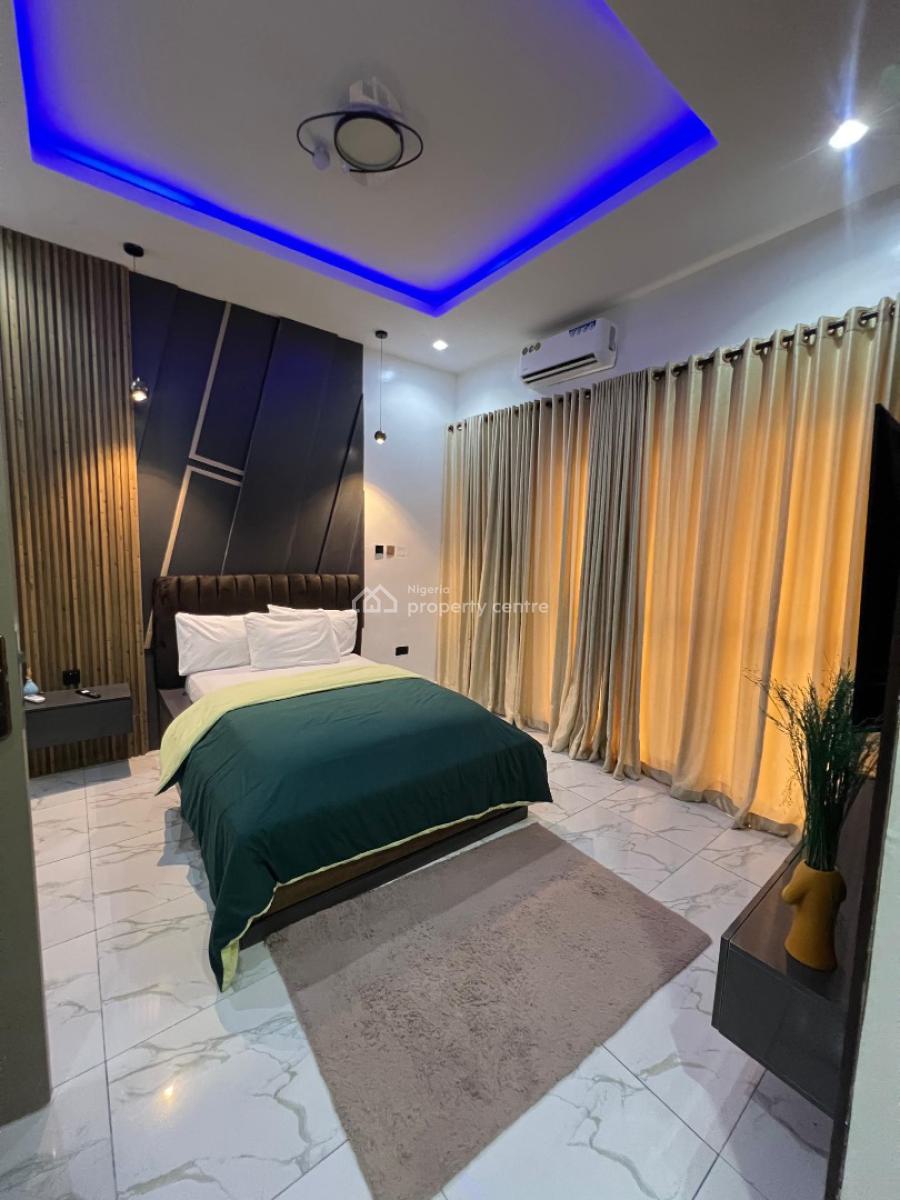 Nicely Furnished 4 Bedroom Terrace Duplex with Pool, Gym & Bq, Ikate, Lekki, Lagos, Terraced Duplex for Rent