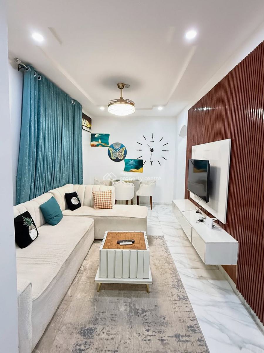 Superbly Designed 1 Bedroom Fully Furnished Apartment,on a Tarred Road, Serene Neighborhood, Mabushi, Abuja, Flat / Apartment for Rent