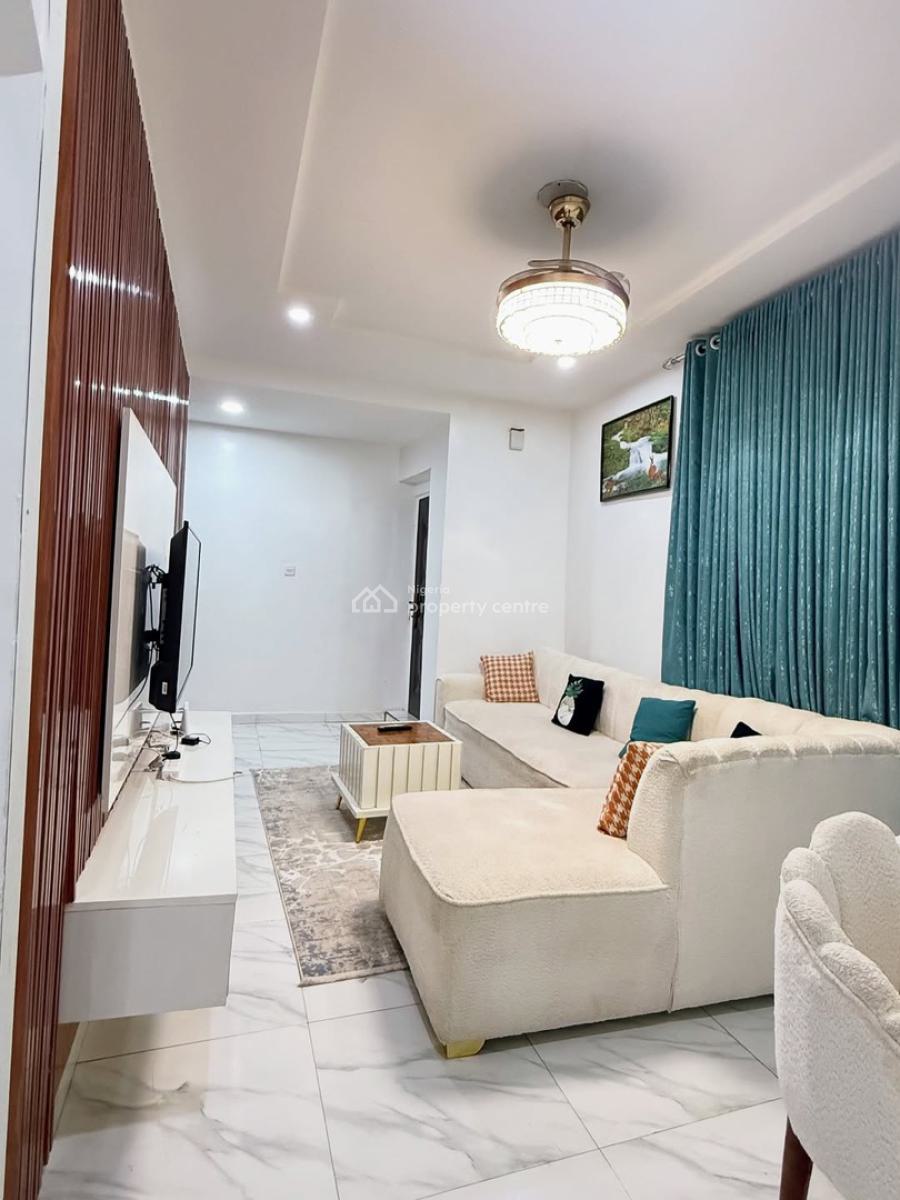 Superbly Designed 1 Bedroom Fully Furnished Apartment,on a Tarred Road, Serene Neighborhood, Mabushi, Abuja, Flat / Apartment for Rent