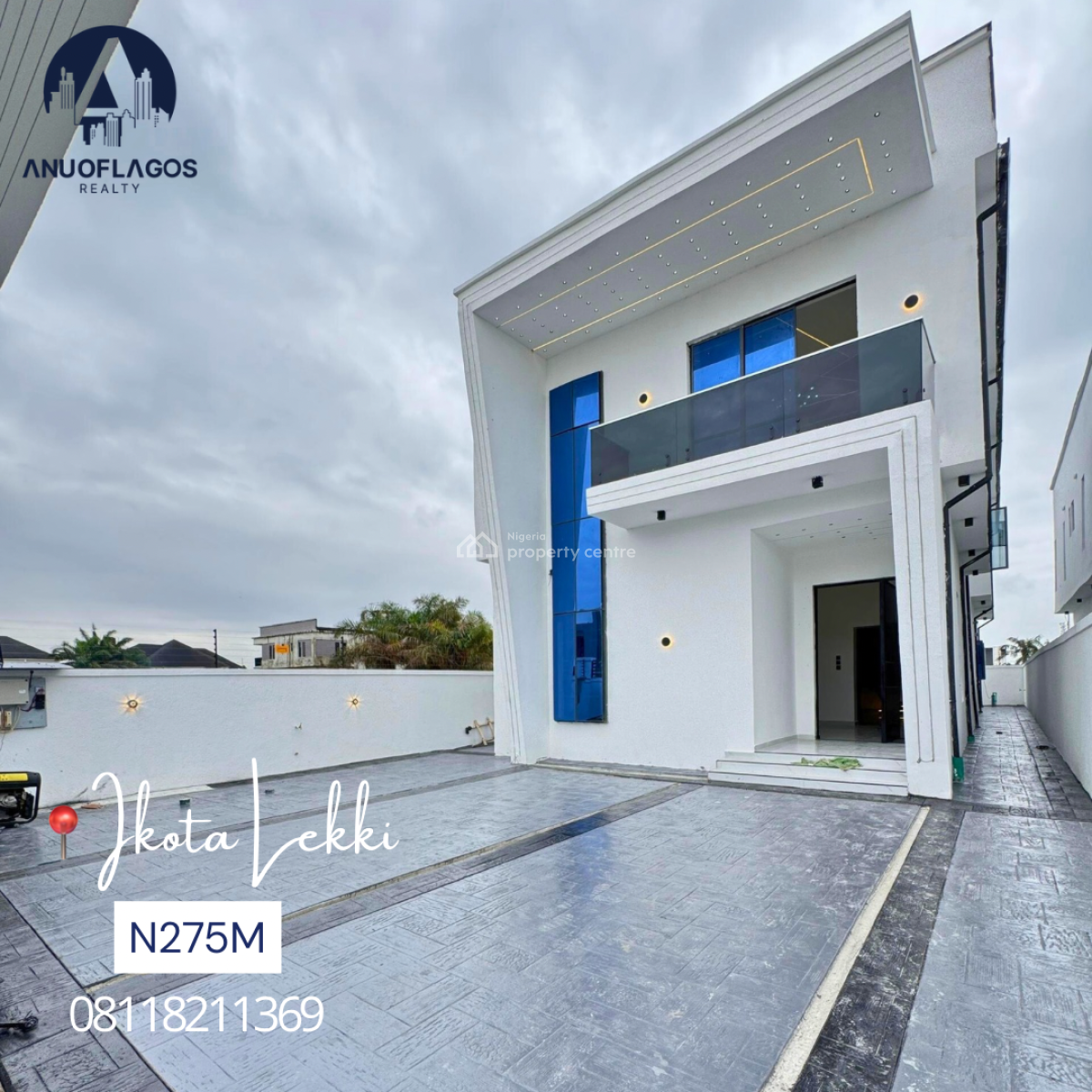 Well Built 5 Bedroom Duplex in Ikota, Ikota, Lekki, Lagos, Detached Duplex for Sale
