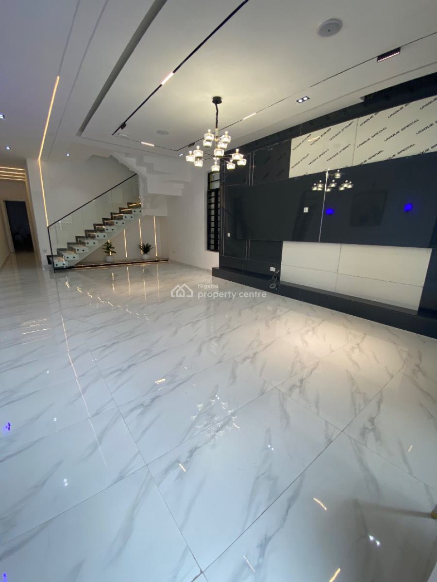 5 Bedroom Automated Detached Duplex +bq+swimming Pool, Chevron, Lekki, Lagos, Detached Duplex for Sale