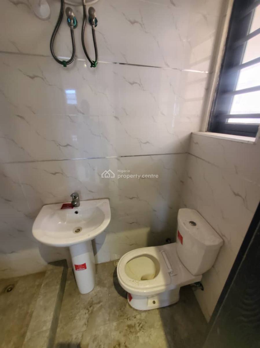 Brand New & Spacious Downstairs Bedroom  Inside a Shared Apartment, Ologolo, Lekki, Lagos, Self Contain (single Rooms) for Rent