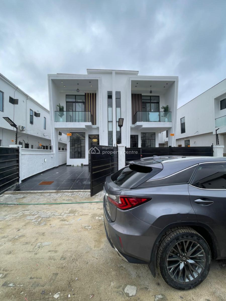 Well Built 4 Bedroom Semi Detached Duplex with Bq, Well Built 4 Bedrooms Semi Duplex with Bq in a Guarded Estate, Ikota, Lekki, Lagos, Semi-detached Duplex for Sale