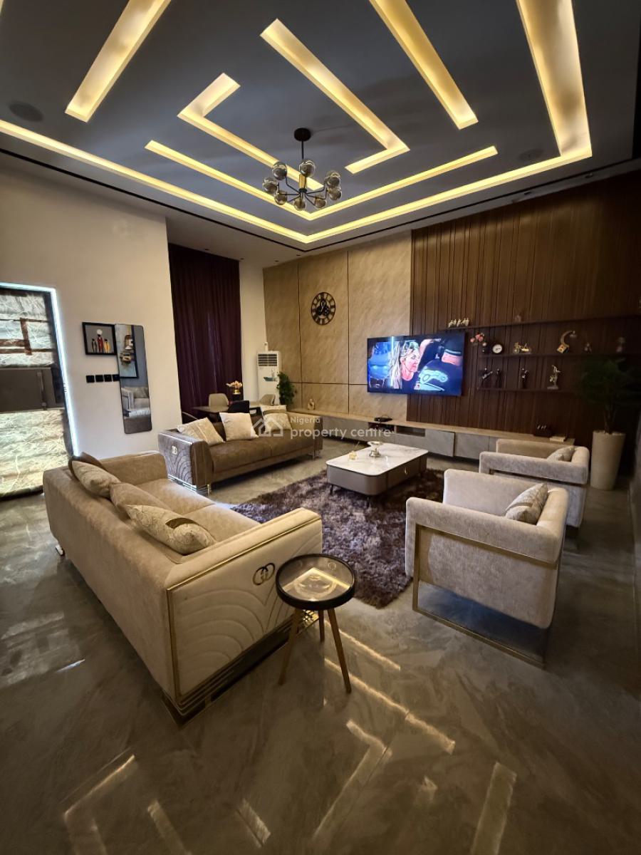 Luxury 3bedroom Duplex Private Compound with Bq for Monthly, Prestigious Lekki Palm Estate, Ajah, Lagos, Semi-detached Duplex for Rent
