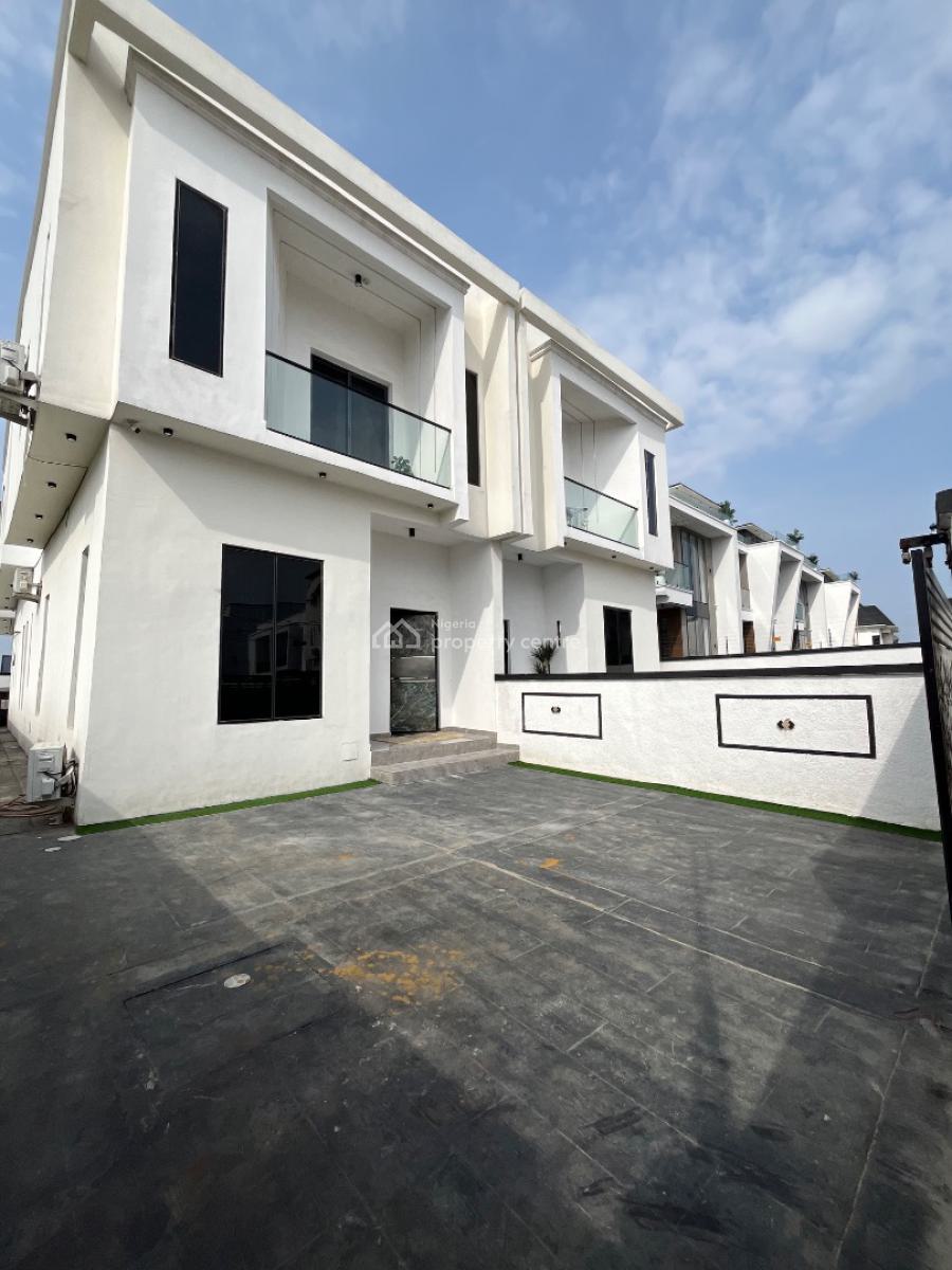 Luxury 3bedroom Duplex Private Compound with Bq for Monthly, Prestigious Lekki Palm Estate, Ajah, Lagos, Semi-detached Duplex for Rent
